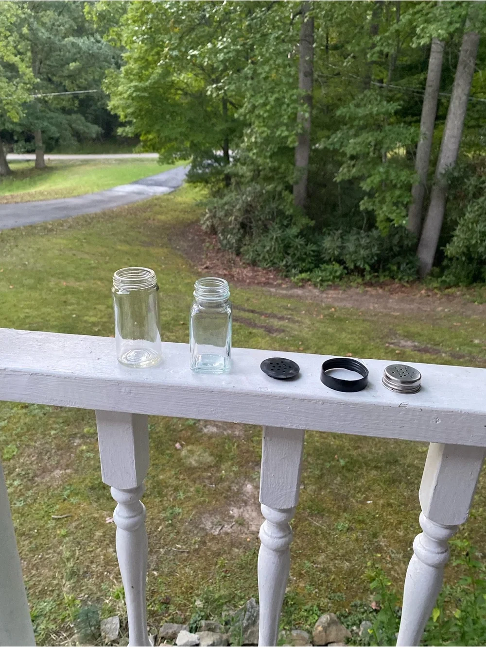 Glass Clear Salt & Pepper Shaker Set (2)